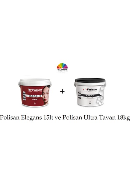 Elegans 15 Lt & Polisan Ultra Tavan 17.5 kg [ Boya Seti ]