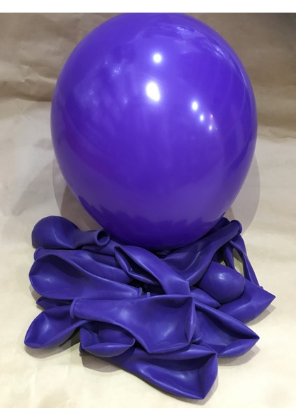 Pastel Mor Latex Balon 12 Inç 10 Adet