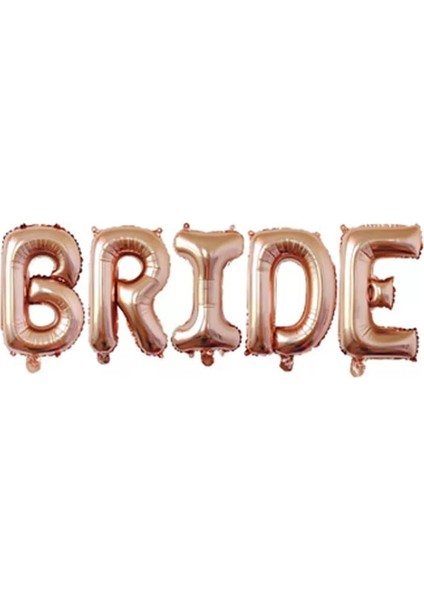 Brıde Rose Gold Folyo Balon Set 16 Inç 40 cm