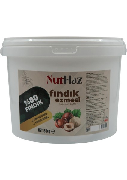 Fındık Ezmesi Plastik Kova 5 kg