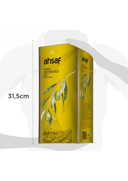 Riviera Zeytinyağı 5L-Teneke (2'li Ekonomik Paket)