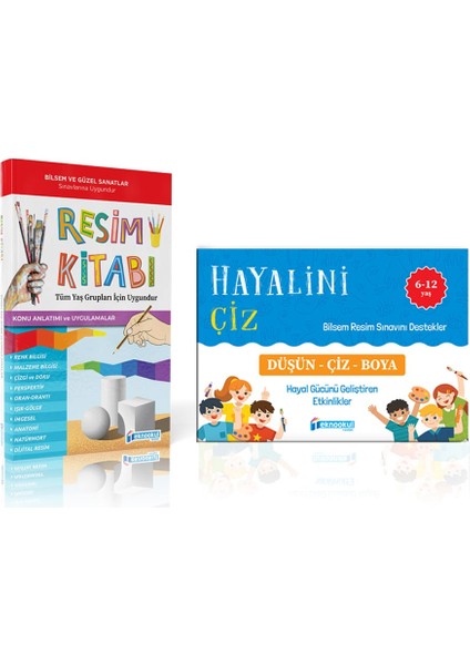 Bilsem Mülakat Sınavı Hazırlık 2. Sınıf 2'li Resim Seti ( Resim Kitabı-Hayalini Çiz ) (Ciltli)