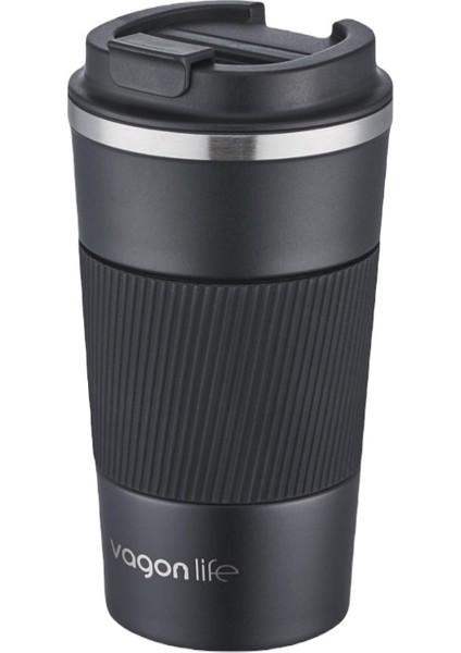 Vagonlife Termos VGN2005 510ML Siyah Kahve Bardağı