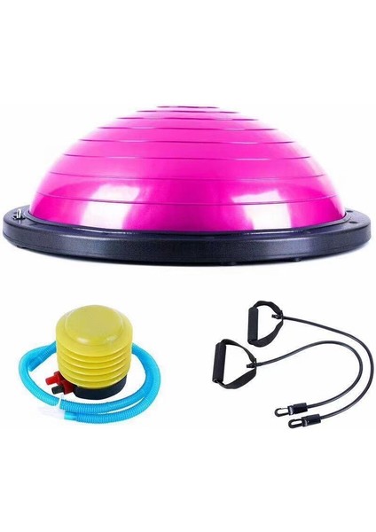 Bosu Ball Plates Denge Topu (Pembe)