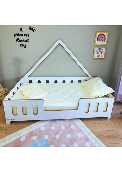 Grozny Montessori Yatak Mdf Bebek ve Çocuk Karyola