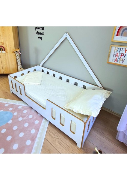 Grozny Montessori Yatak Mdf Bebek ve Çocuk Karyola