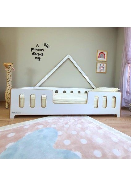 Grozny Montessori Yatak Mdf Bebek ve Çocuk Karyola