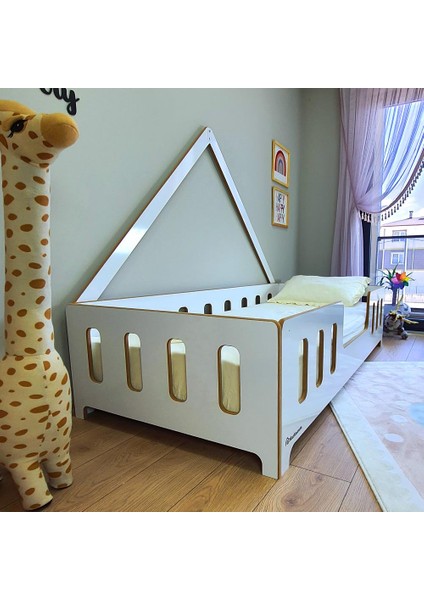 Grozny Montessori Yatak Mdf Bebek ve Çocuk Karyola