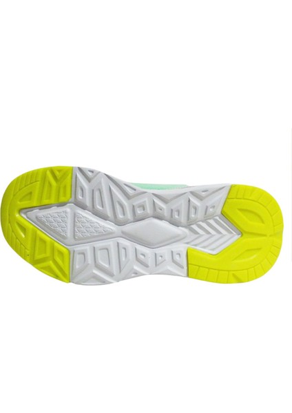 Yeşil Mor Cırtlı Sneakers Spor Ayakkabı