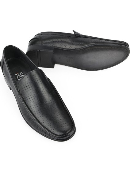 , Erkek Deri Ayakkabı 12150 6218 Siyah fırsatları