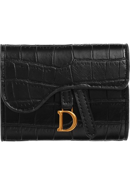 Kızlar Için Lüks Metal Mandallı Para Çanta Timsah Para ve Kart Çanta (Yurt Dışından)