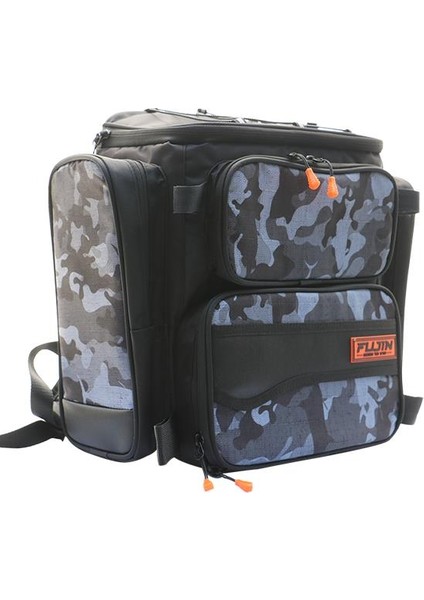 Black Camo Back Pack - Balıkçı Sırt Çantası