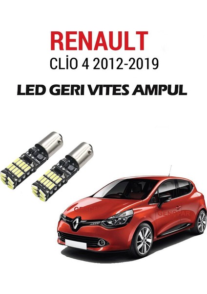 Renault Clio 4 LED Geri Vites Ampül H21W Beyaz (Canbus)