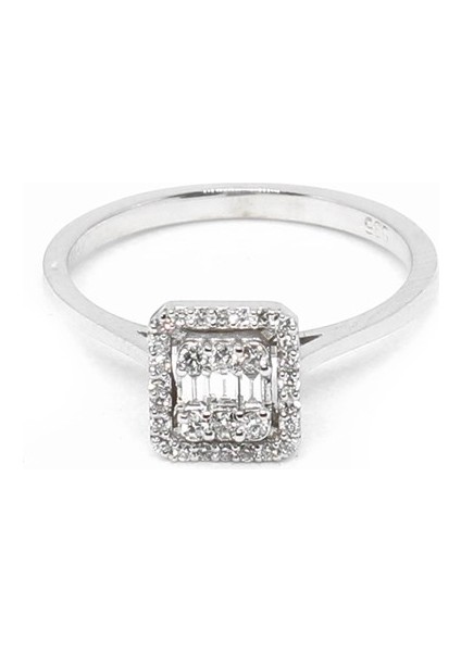 0.08 Crt Pırlanta Baget Yüzük modelleri