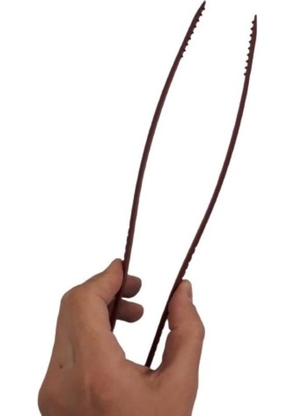 Isıya Dayanıklı Plastik Yanmaz Yapışmaz Servis ve Izgara Maşası Şef Mangal Barbekü Maşası - 29 cm modelleri