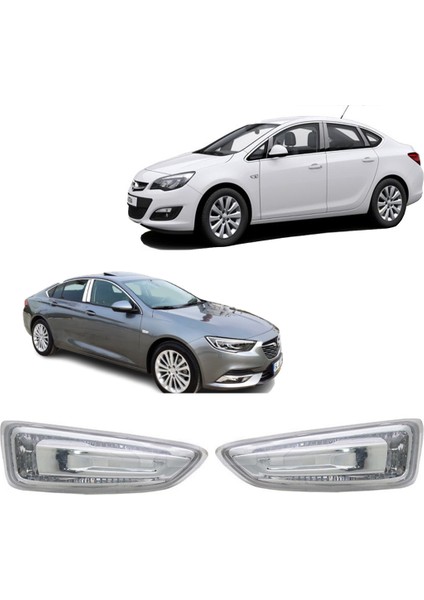 Opel Insignia Astra J Çamurluk Sinyal Lambası Sağ+Sol 2018 ve Üzeri