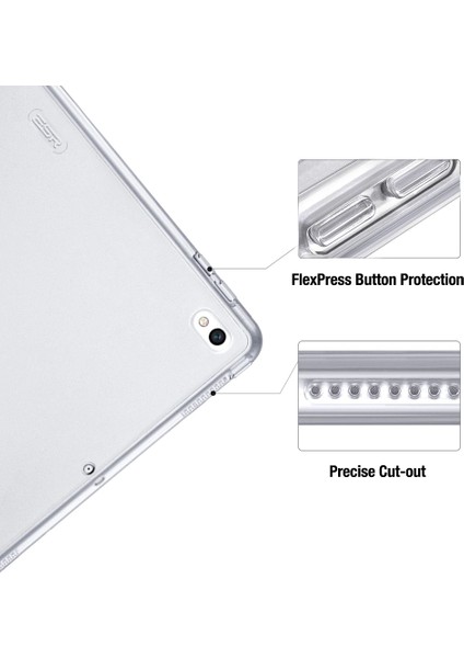 Apple ipad Pro 12.9 (2.nesil) 2017 Seri A1670,A1671,A1821 Stand Üzerinde Kullanmaya Özel Kapaksız Smart Kılıf