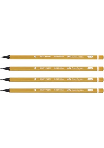 Faber-Catell Sınav Kalemi Gold Edition - 2,5b - 4'lü