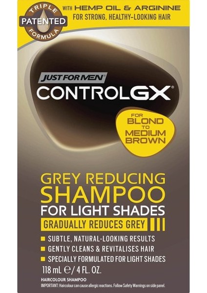 Control Gx Grey Reducing Shampoo Blonde & Medium Brown