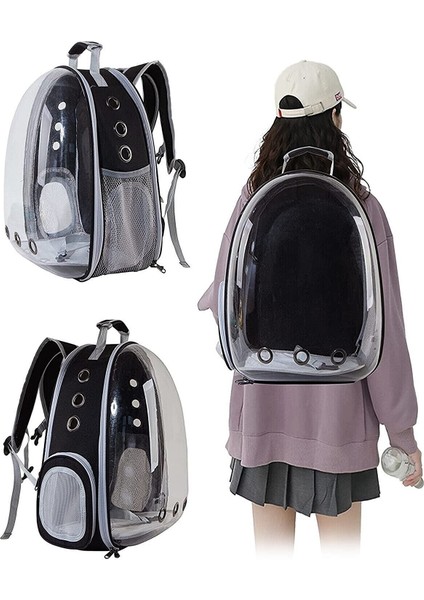 Astronot Şeffaf Kedi Köpek Taşıma Çantası modelleri