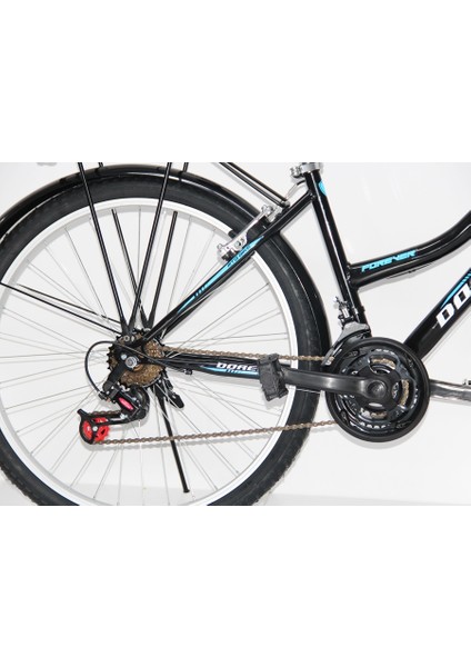 Bisiklet 2650 Model 26 Jant Bisiklet Çamurluk Bagaj Sepetli Siyah Turkuaz Lady Model fiyatları