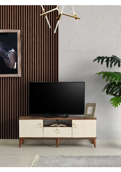 Mapa Home & Living Mdf Mebran Kapak Tv Sehpası Beyaz 130 cm