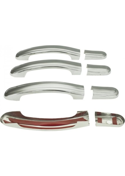 Ford Fiesta 2002-2008 Uyumlu Krom Kapı Kolu 4 Kapı P.çelik