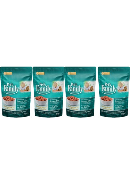 Pets Family Pouch Yaş Mama 4*85 gr