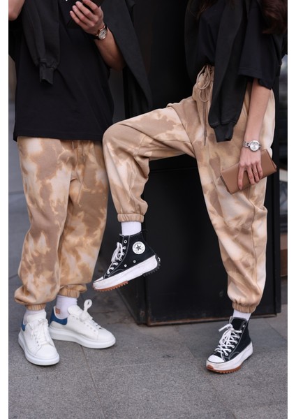 Kahve Batik Jogger fırsatları