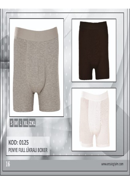 Penye Full Likralı Boxer 0987