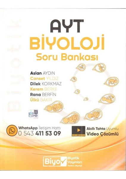 Biyotik Yayınları  AYT Biyoloji Soru Bankası