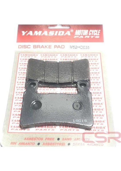 Cbr 900 Disk Balatası Fa 265 7,10 mm Tk Tw