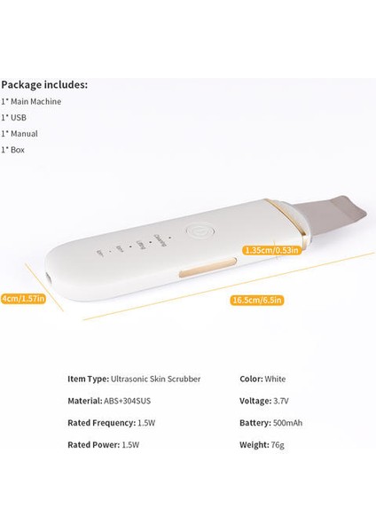 Ultrasonik Cilt Scrubber Derin Yüz Temizleme Makinesi Soyma Kürek Yüz Gözenek Temizleyici Siyah Nokta Kaldırma Kaldırma Cihazı | Cilt Scrubber(Yurt Dışından) fiyatları
