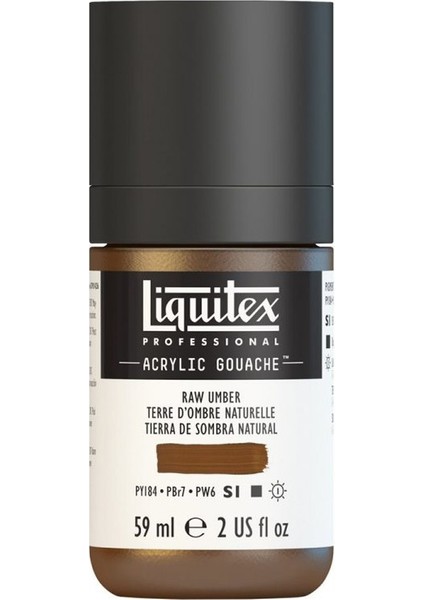 Professional Akrilik Guaj Boya 59 ml Raw Umber 331 S1