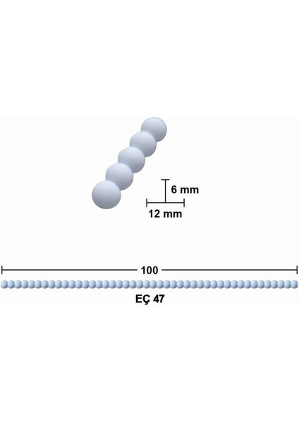 Bükülebilir Esnek Çıta 100 cm Eç-47