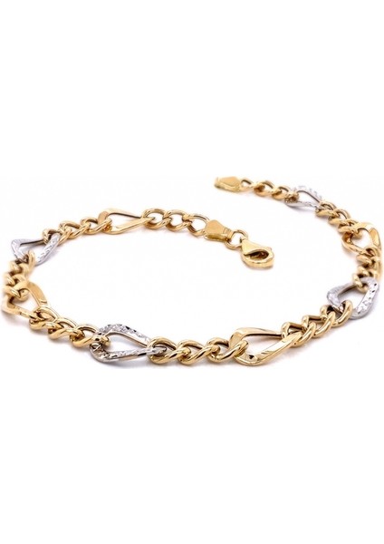 İtalyan Hallow Altın Bileklik 14 Ayar