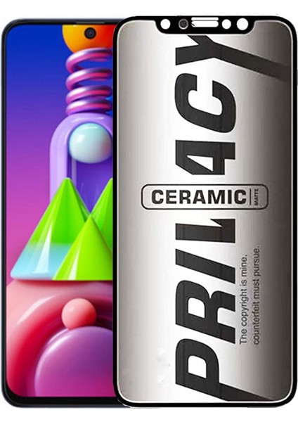 Samsung M51 Hayalet Ekran Koruyucu Mat Seramik Hayalet Gizli