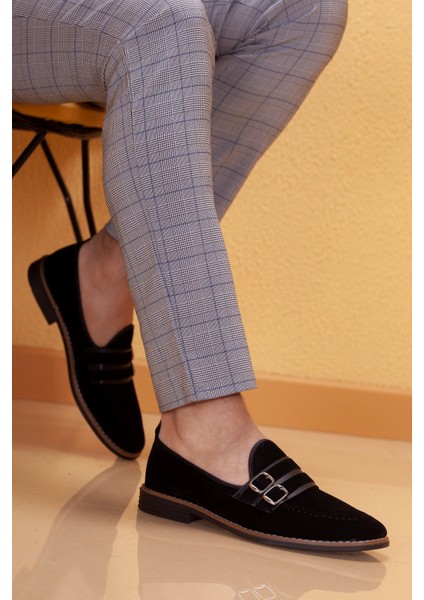 Tomms Erkek Loafer Çift Tokalı Ayakkabı BONARELLI-010
