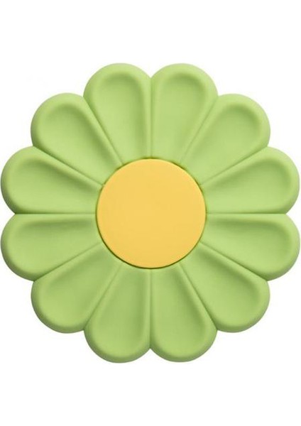 Çiçek Isıya Dayanıklı Silikon Mat Kaymaz Bardak Altlıkları Masa Servis Altlığı (Yurt Dışından)
