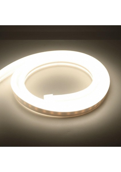 Neon LED Işık Süper Parlak Kumandalı Tüp LED - Beyaz - 1metre