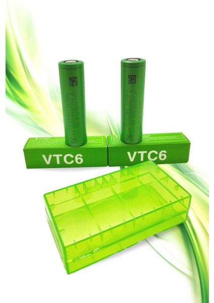 Vtc6 18650 3.7V 3000 Mah Li-Ion Şarj Edilebilir Pil 3 Adet