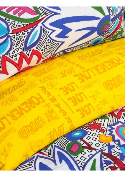 Karaca Home Young Flower Bomb %100 Pamuk Çift Kişilik Nevresim Takımı fiyatları
