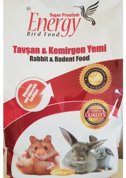 Tavşan & Kemirgen Yemi 500 gr x 12 Adet modelleri