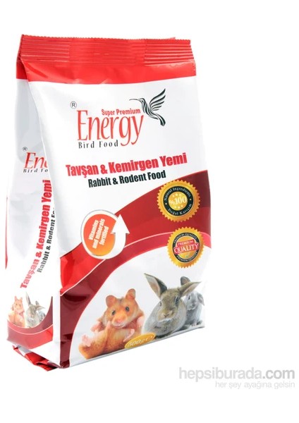 Tavşan & Kemirgen Yemi 500 gr x 6 Adet indirimleri