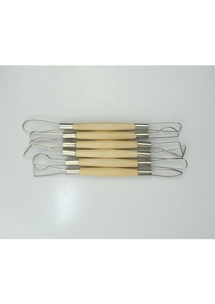 Dip Alma Seti Ahşap Saplı 16 cm 6'lı