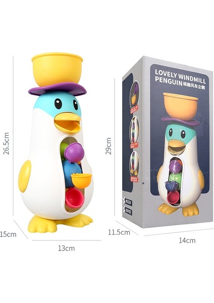 Lxb-76 Bebek Banyo Penguen Yel Değirmeni Su Oyuncak - Beyaz (Yurt Dışından) fiyatları