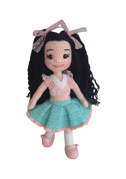 Sevimli Nalan Bebek Amigurumi Organik Oyuncak