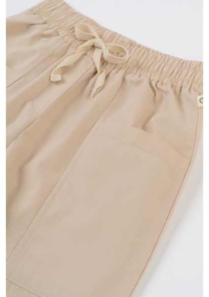 Çocuk Pantolon Bej Organik Pamuk fırsatları