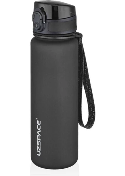 Uzspace 3053 Tritan Su Matarası Bpa 800 ml Siyah