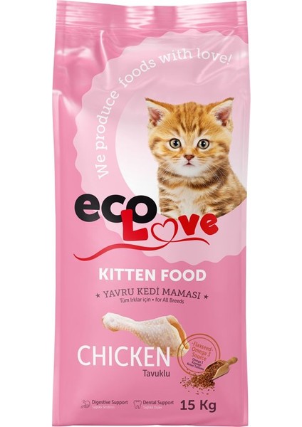 Ecolove Kitten Yavru kedi Maması 15 KG